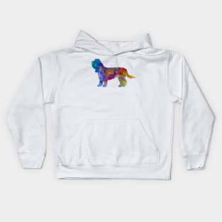 Grand Basset Griffon Vendeen in watercolor Kids Hoodie